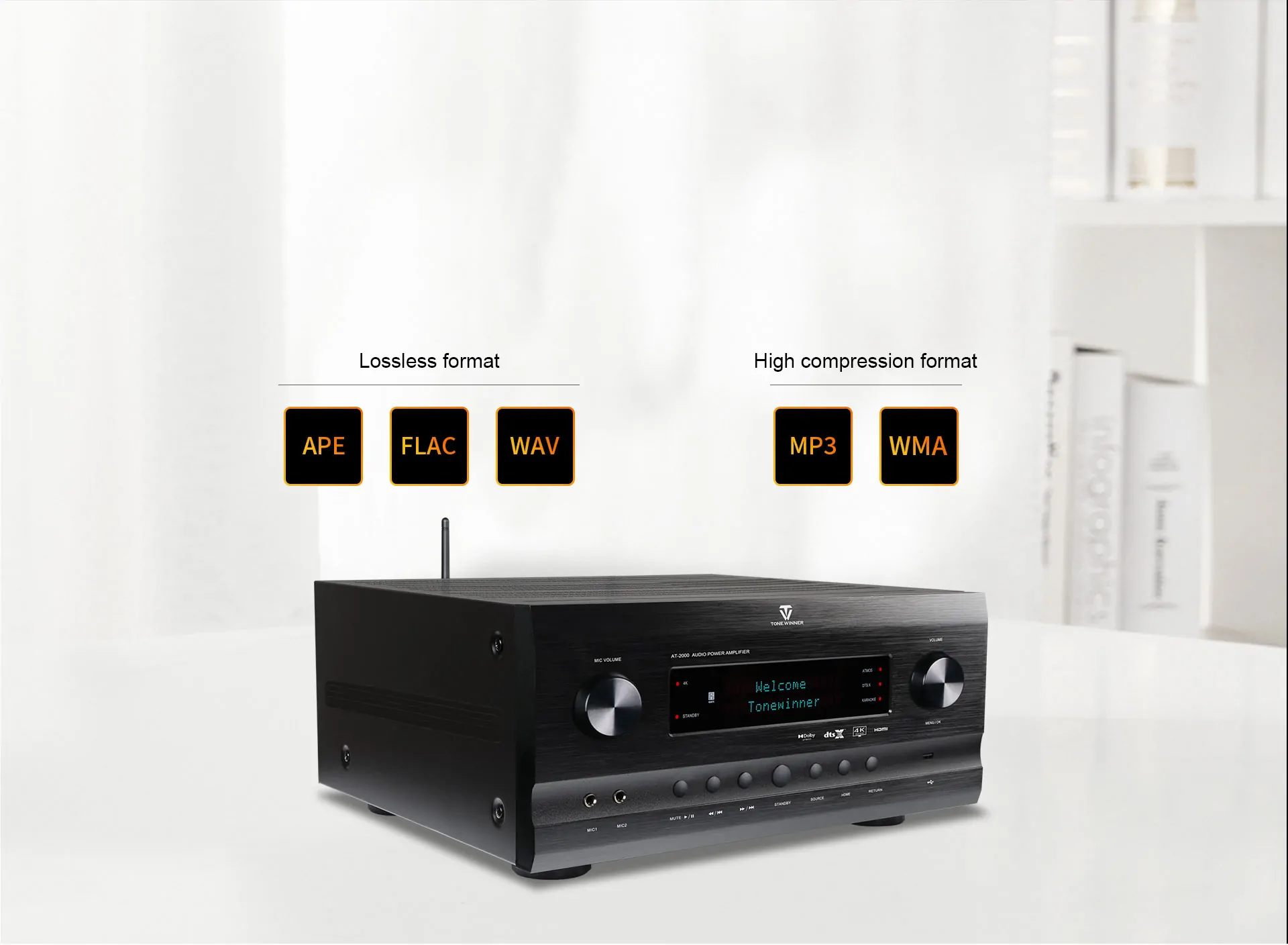 Ampli receiver xem phim ToneWinner AT-2000
