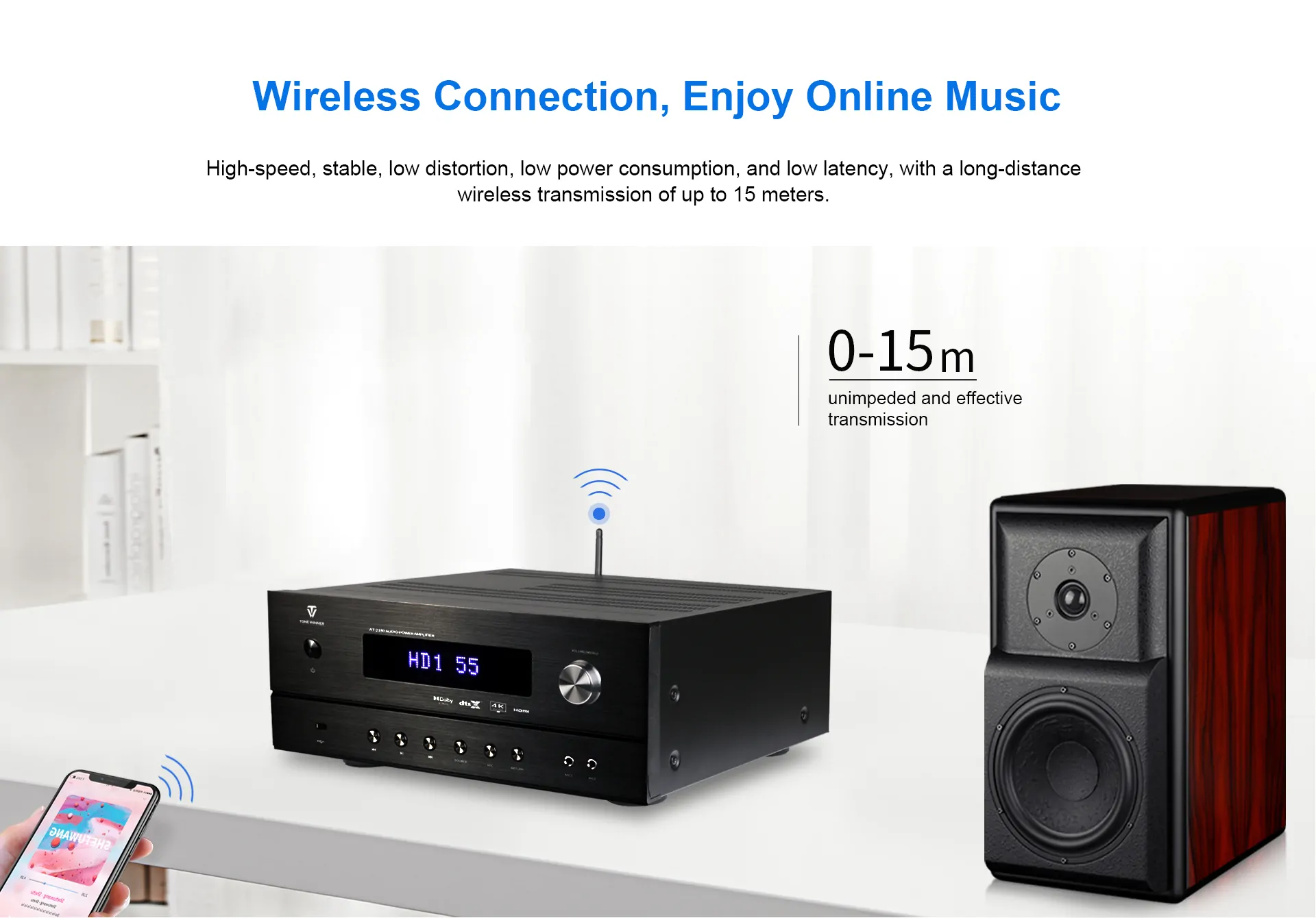 Ampli receiver xem phim ToneWinner AT-2180