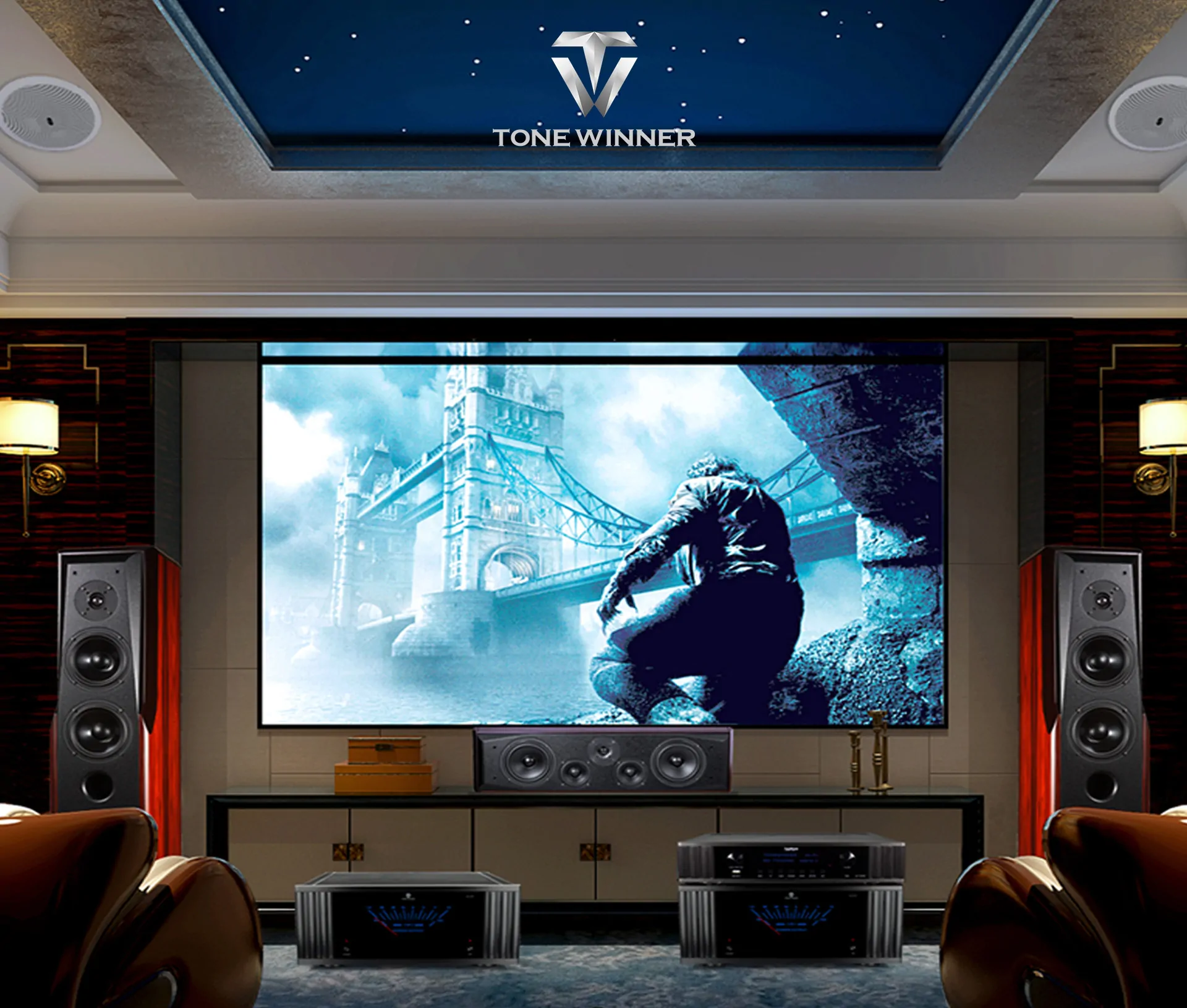 Amply xem phim ToneWinner AD-7300PA