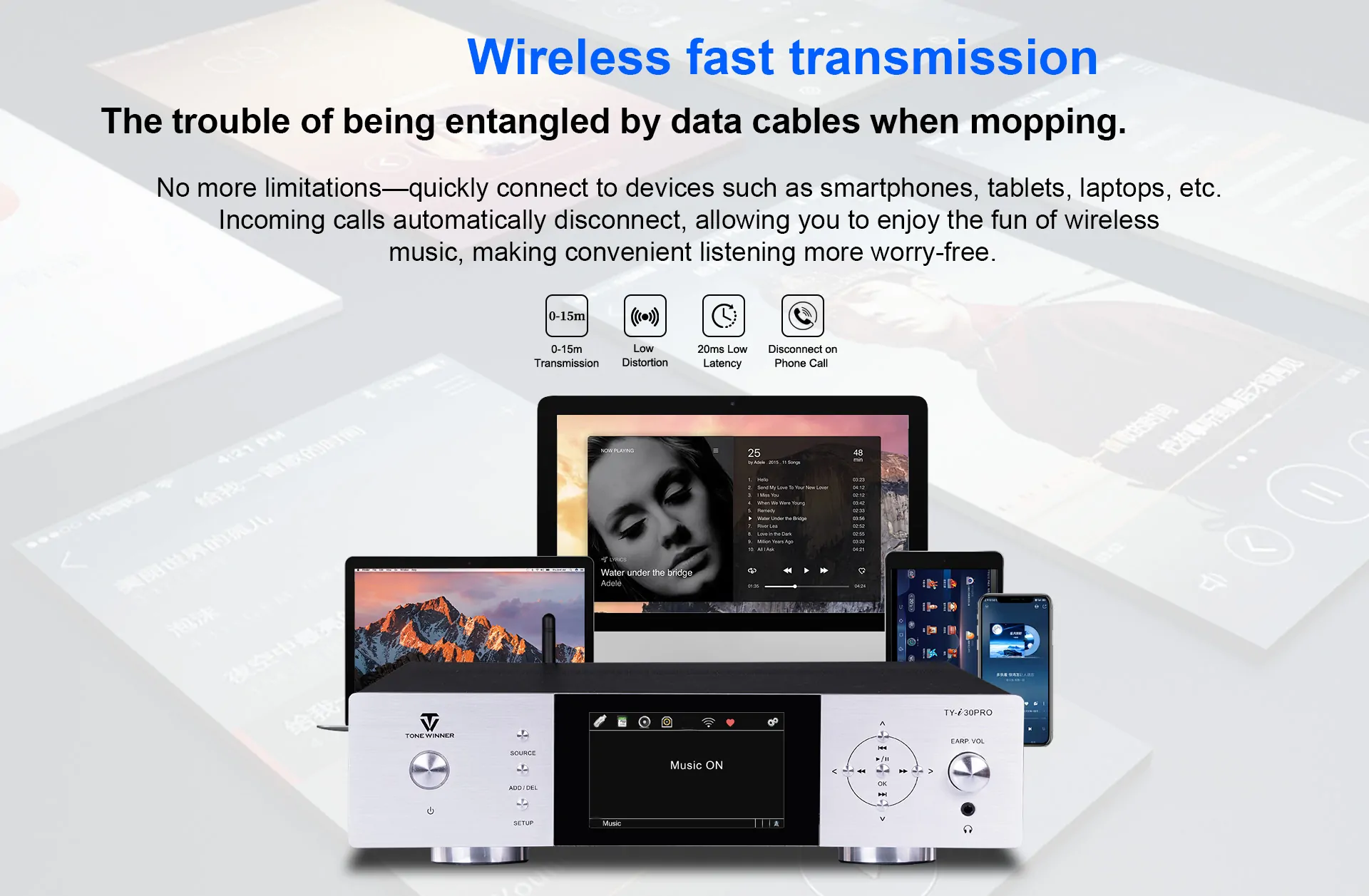 Đầu phát nhạc ToneWinner TY-I30PRO