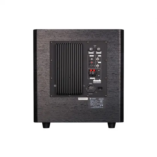 Tonewinner 10 inch subwoofer black wood