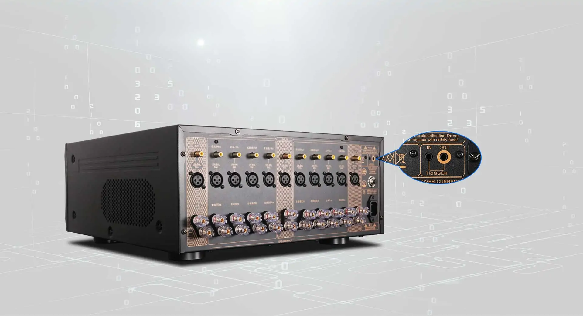Tonewinner 11 ch home theatre audio pure power amplifier