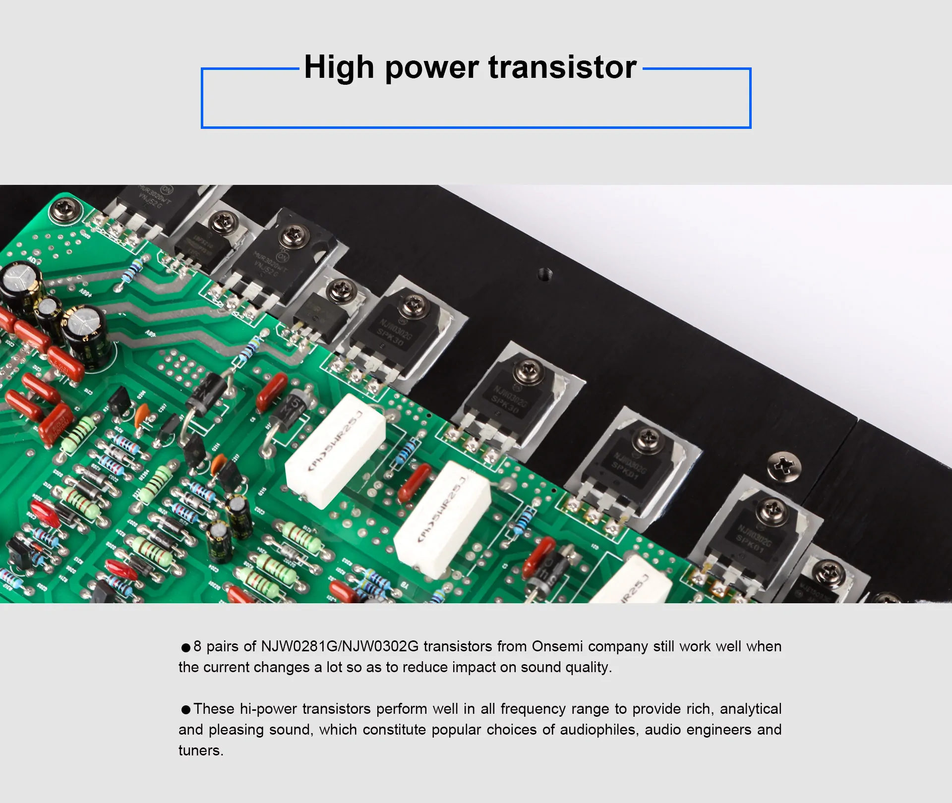 Tonewinner 1140W dual channels AV power amplifier for home theater