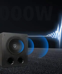 Tonewinner 12 inch 800W powered subwoofer with DSP and EQ adjustment
