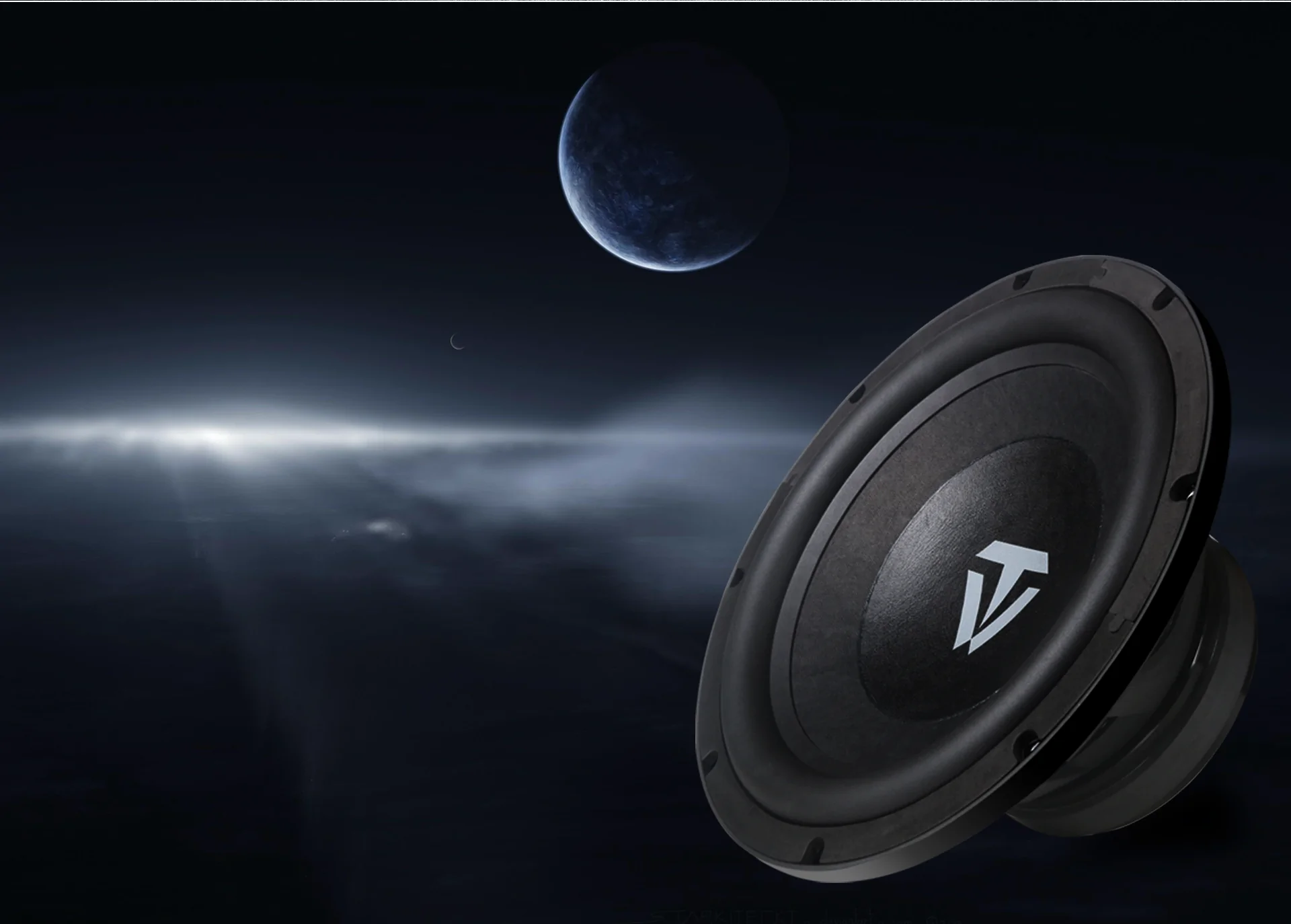 Loa sub điện ToneWinner 12 inch màu đen