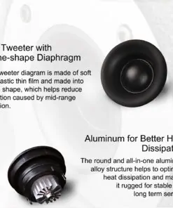 Tonewinner 440W Hi-Fi bookshelf speakers in