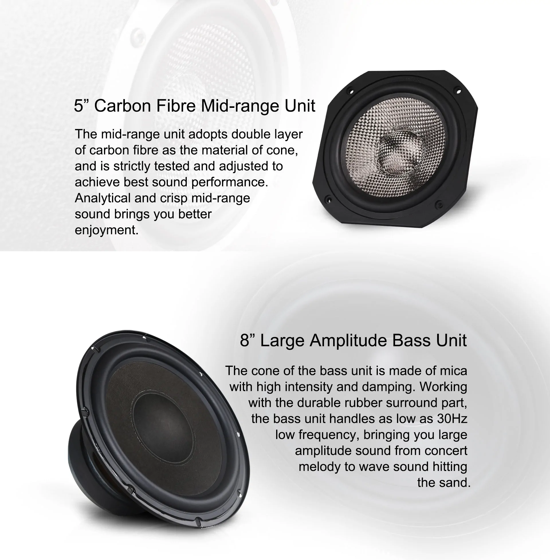 Tonewinner 440W Hi-Fi bookshelf speakers in