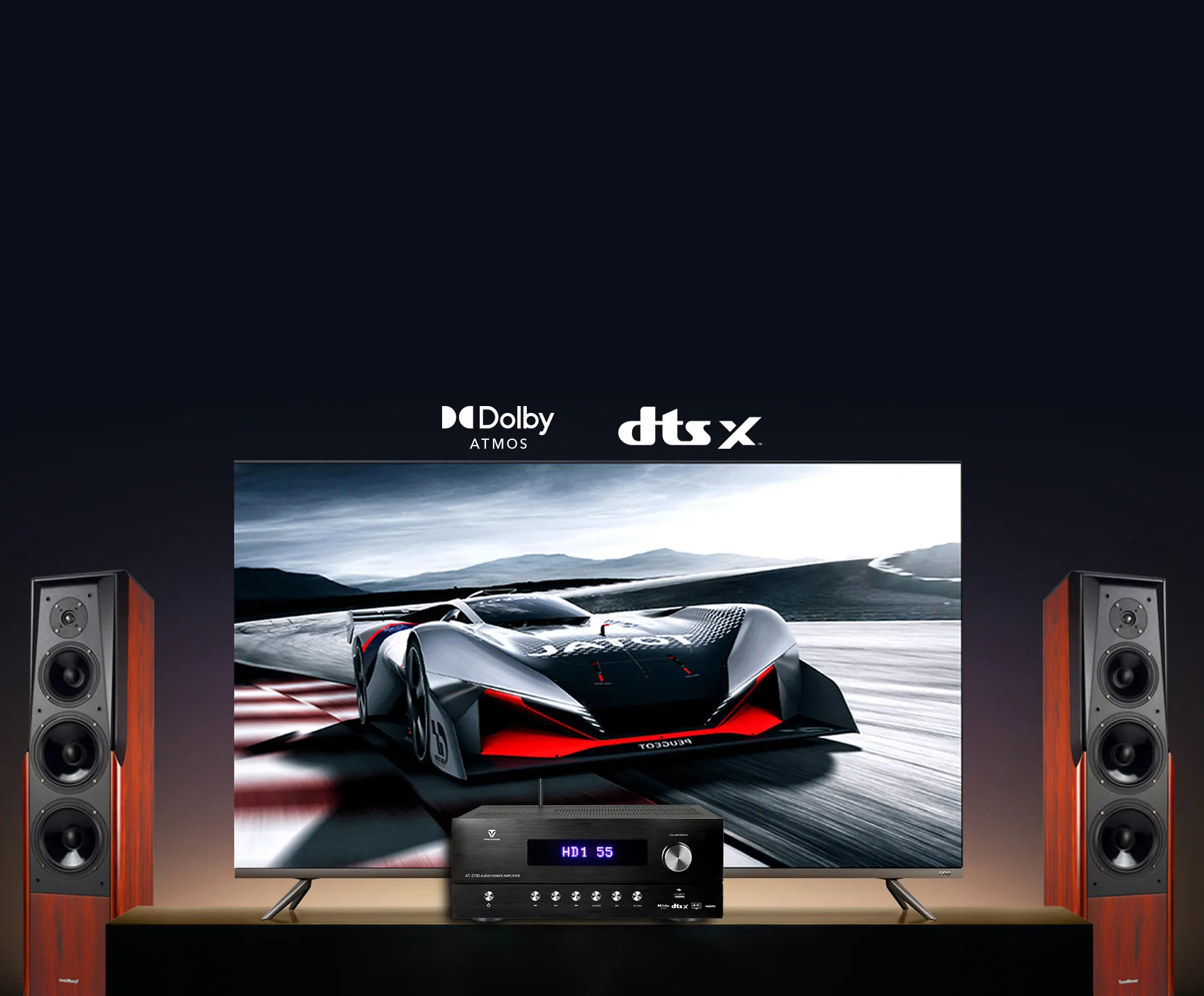 Tonewinner 7 channels home theater system Dolby Atmos receiver amplifier