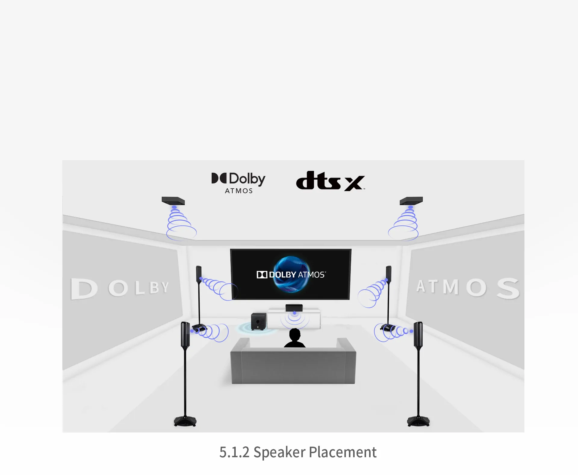 Tonewinner 7 channels home theater system Dolby Atmos receiver amplifier
