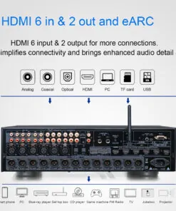 Tonewinner home audio video decoder pre amplifier