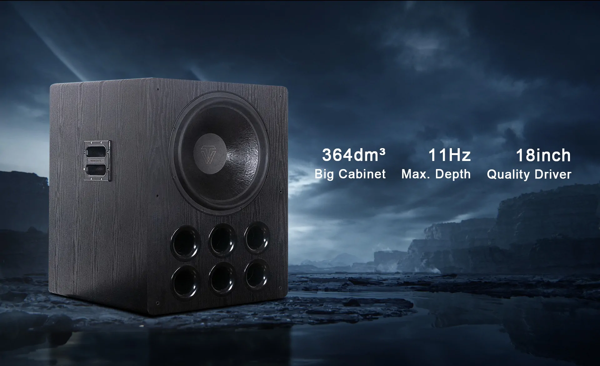 Tonewinner manufacture 18 inch DSP powered subwoofer