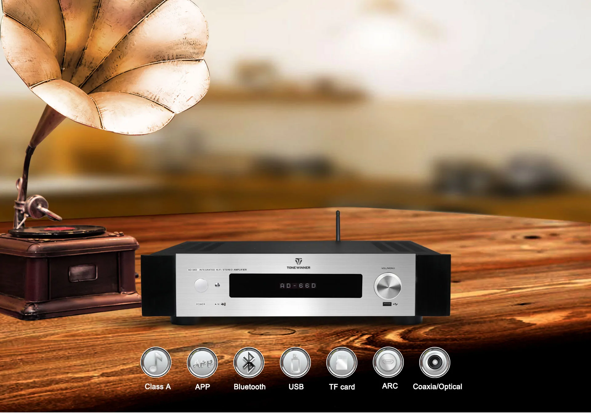 Amply nghe nhạc ToneWinner 2 kênh