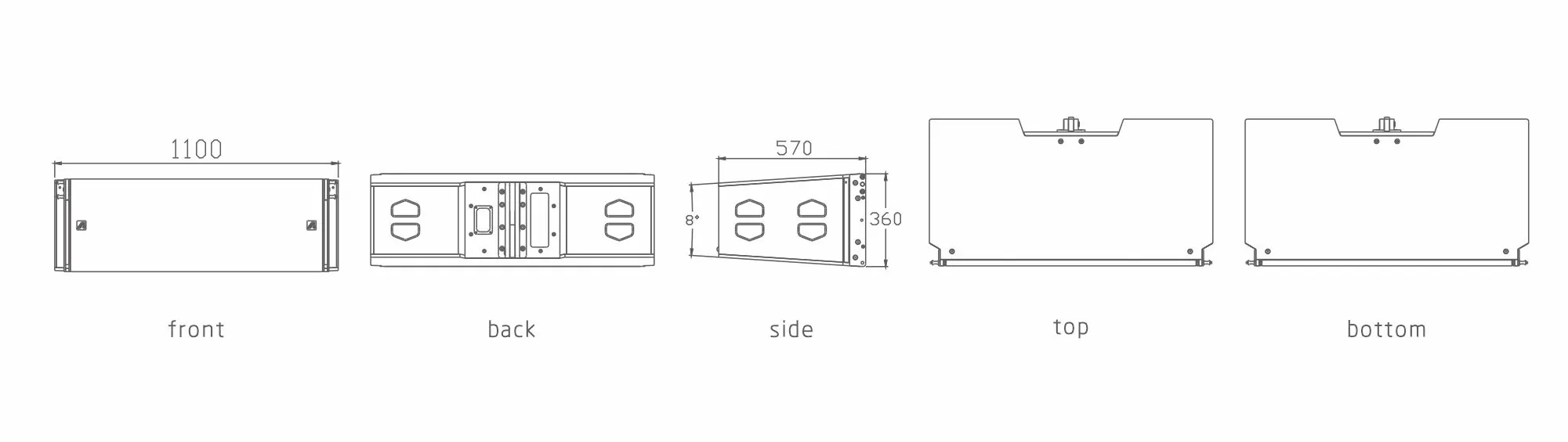 Loa line array Agasound Aline-212